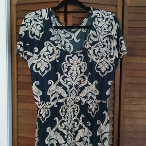 Dark green maxi dress